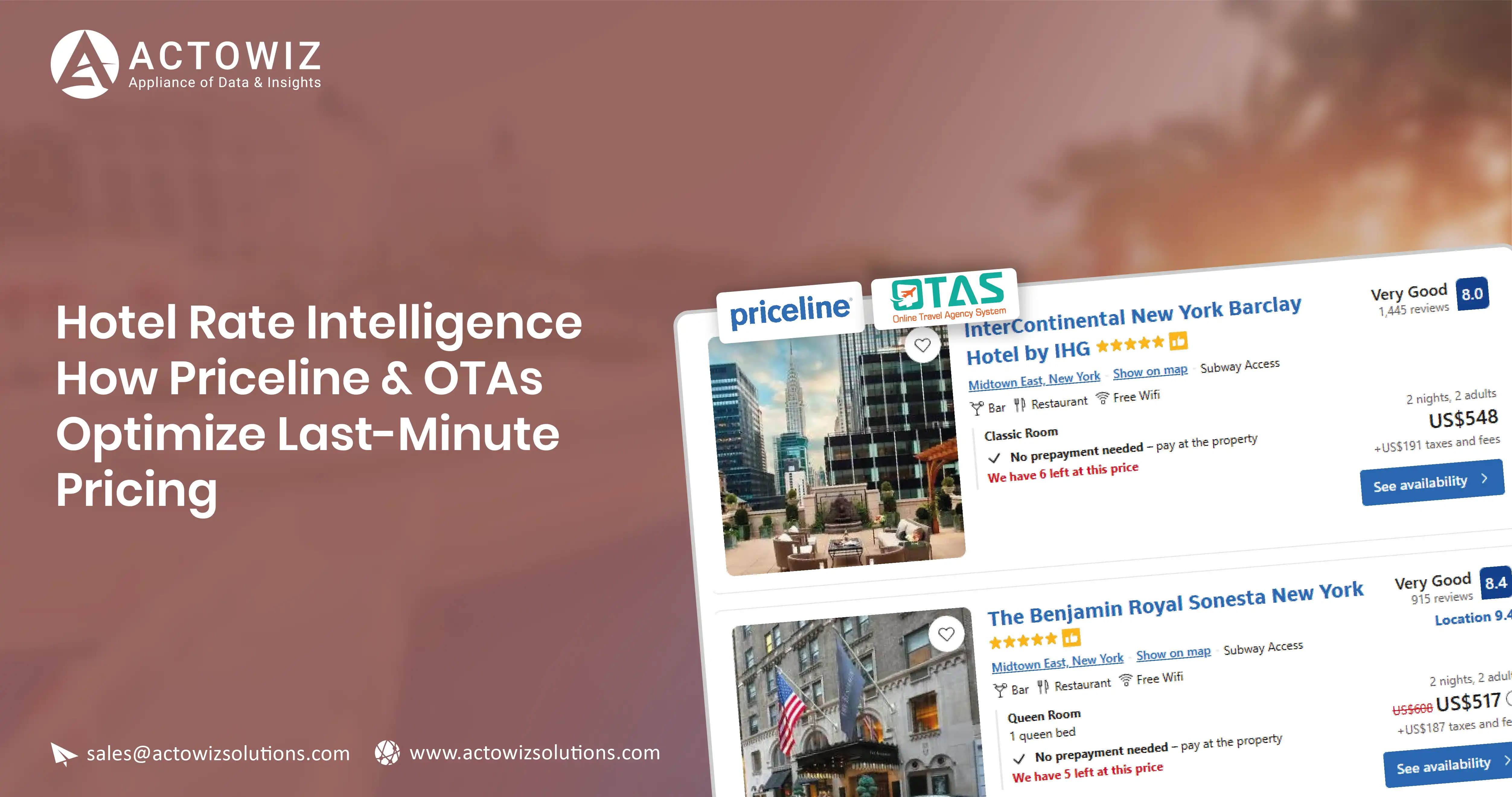 Hotel Rate Intelligence: How Priceline & OTAs Optimize Last-Minute Pricing